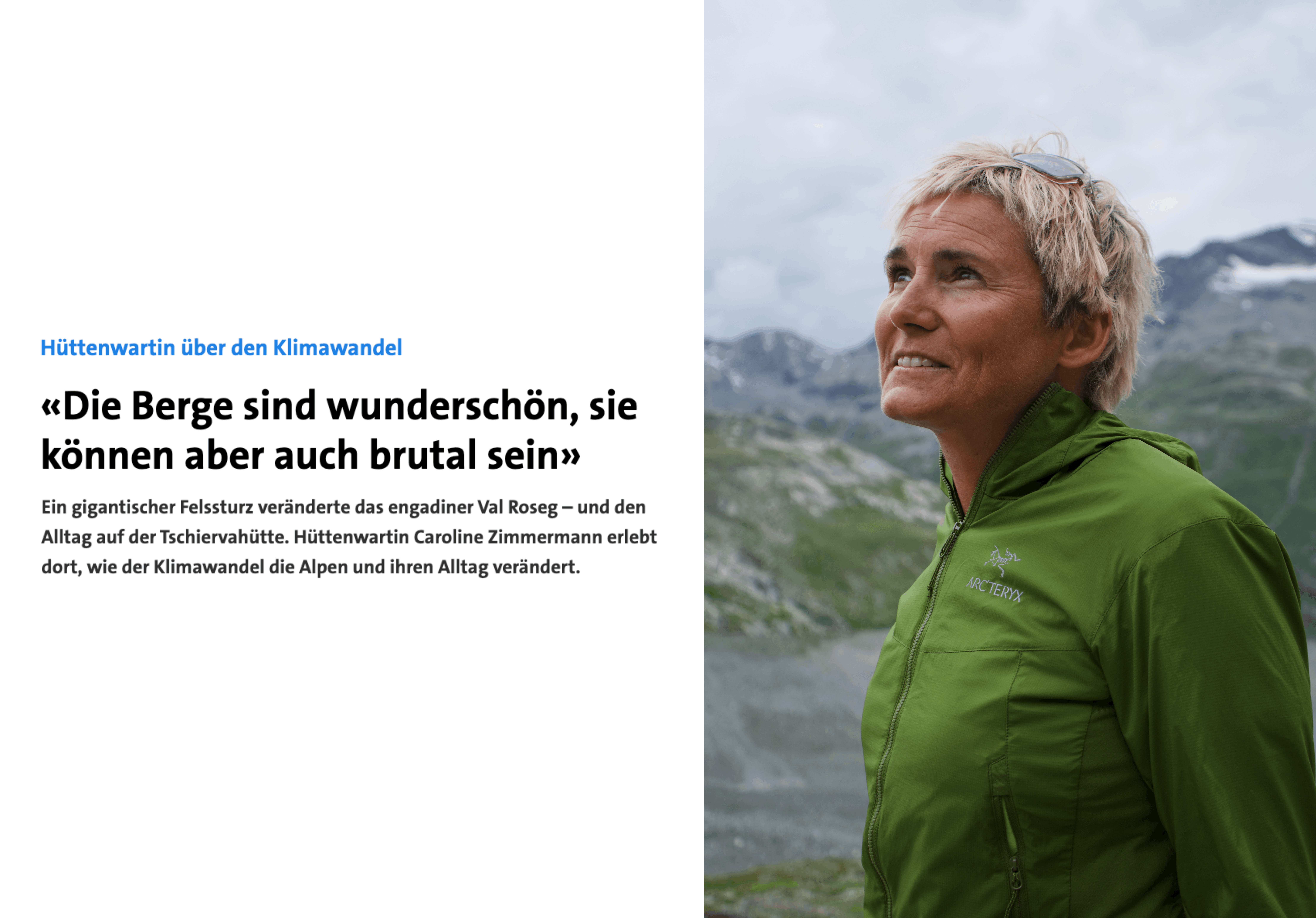 Reportage: Klimawandel in den Bergen