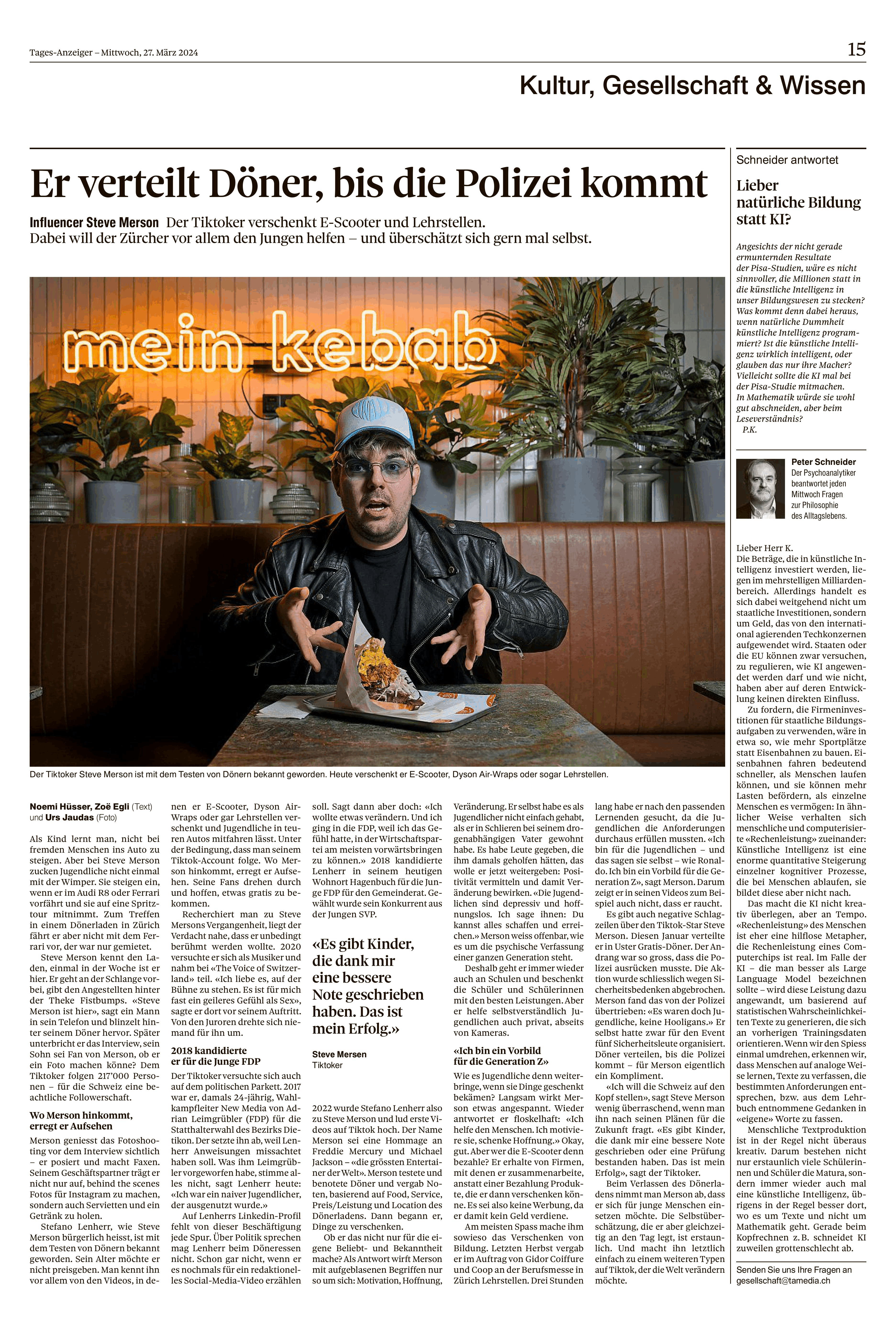 Porträt: Steve Merson